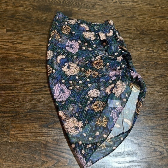Veronica Beard Dresses & Skirts - Veronica Beard Blue Pattern Print Skirt Size XS
